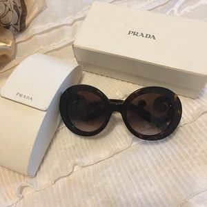 Prada scroll sunglasses